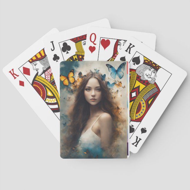 Jeu De Cartes Imaginaire Art Playing Cartes - Unique et artistiq (dos)