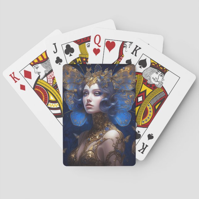 Jeu De Cartes Imaginaire Blue Gold Fairy (dos)