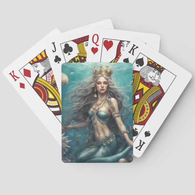 Jeu De Cartes Imaginaire de sirène (dos)