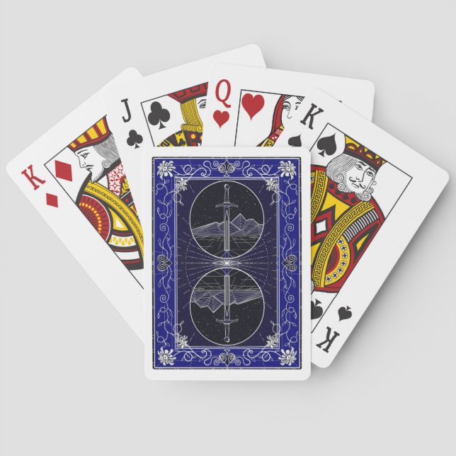 Jeu De Cartes Imaginaire médiéval vélo jouer aux cartes (dos)