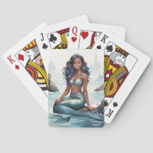 Imaginaire Sirène Jouer des cartes