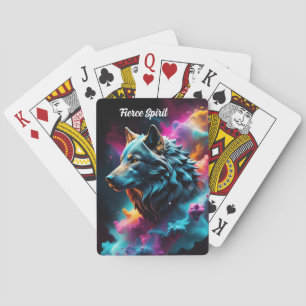 Jeu De Cartes Imaginaire surréaliste cosmique Wolf Custom Art Ab