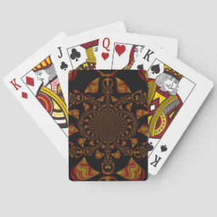 Jeu De Cartes Impression d'art Kaleidoscope crâne