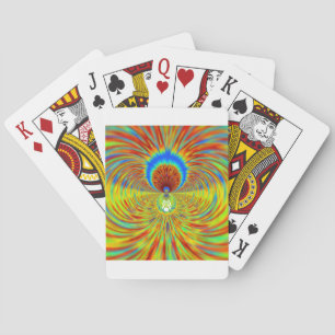Jeu De Cartes Impression de Kaleidoscope coloré