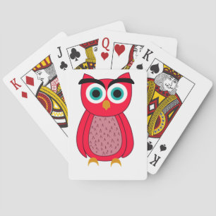 Jeu De Cartes Impression de photo de hibou