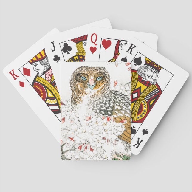 Jeu De Cartes IMPRIMANTE JAPONAISE DE Bicyclettes OWL Playard (dos)