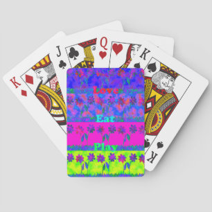Jeu De Cartes Imprimer Art Motivational Vibrant "Eat Love & Play