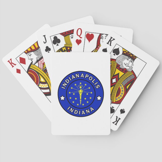 Jeu De Cartes Indianapolis Indiana (dos)