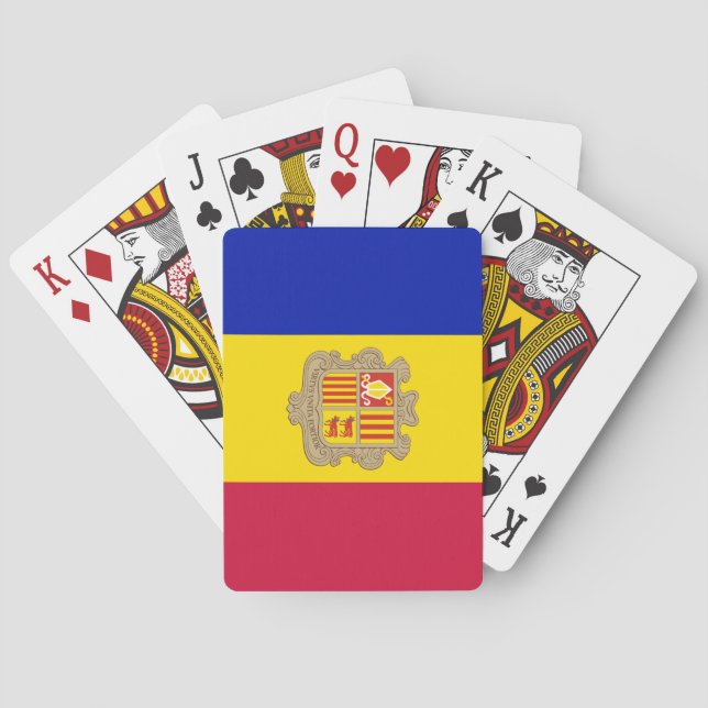 Jeu De Cartes Indicateur Andorre (dos)