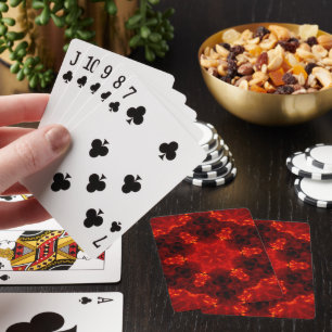 Jeu De Cartes Inferno Nexus - Fiery Kaleidoscope Art
