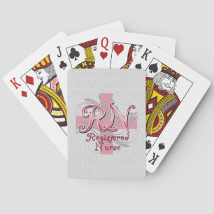Jeu De Cartes Infirmier autorisé de RN, remous roses de croix