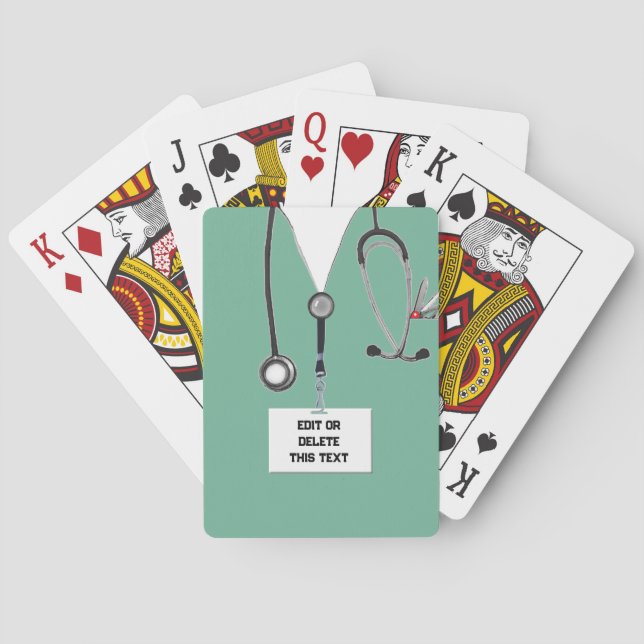 Jeu De Cartes Infirmière nouveauté cadeau (dos)
