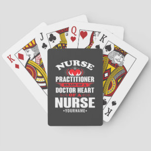 Jeu De Cartes Infirmière Praticien Cerveau D'Un Docteur Coeur De