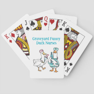 Jeu De Cartes Infirmières canard drôles cimetière mignon
