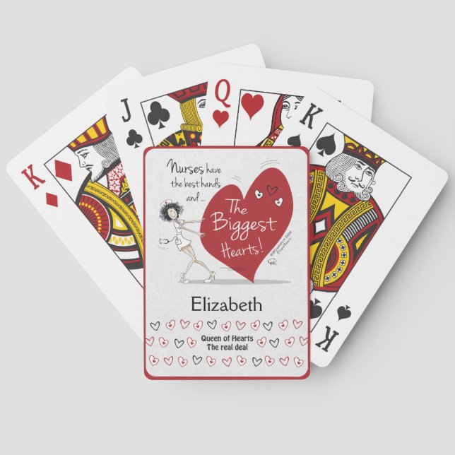 Jeu De Cartes Infirmières, la plus grande reine des cartes de (dos)