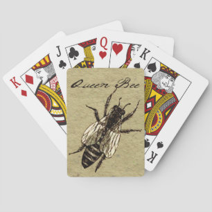 Jeu De Cartes Insecte de la faune de l'abeille Queen