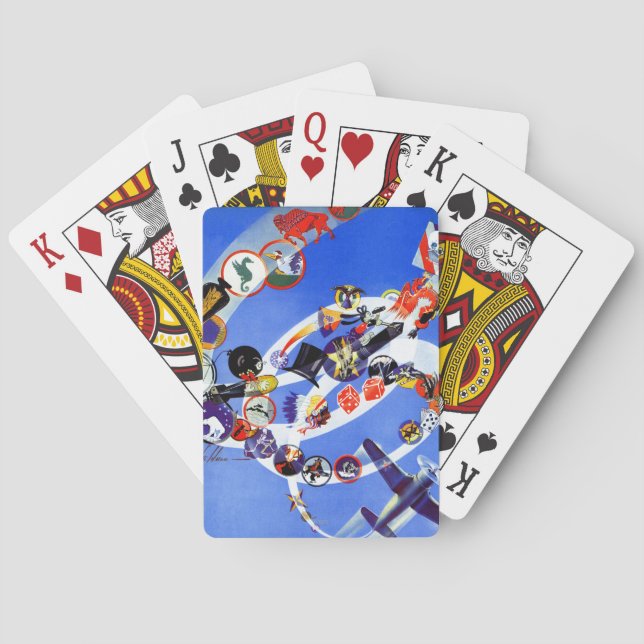 Jeu De Cartes Insigne de l'escadron (dos)