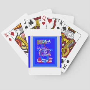Jeu De Cartes Inspiration USA Nous Sommes Forts Ensemble Avec Am
