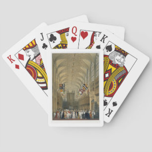 Jeu De Cartes Intérieur de la chapelle St George, 1838 (litho co