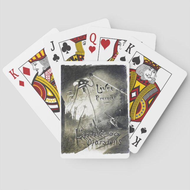 Jeu De Cartes Invasion alien vintage (dos)