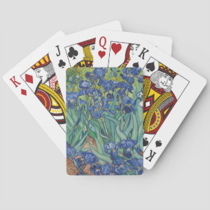 Jeu De Cartes Iris, Peinture à l'huile florale, Vincent Van Gogh