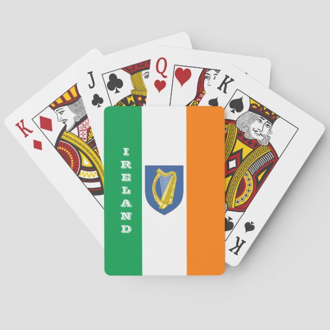 Jeu De Cartes Irish Flag Games, Irlande Jouer aux cartes (dos)