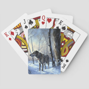 Jeu De Cartes Irish Wolfhop Laisser neiger Noël