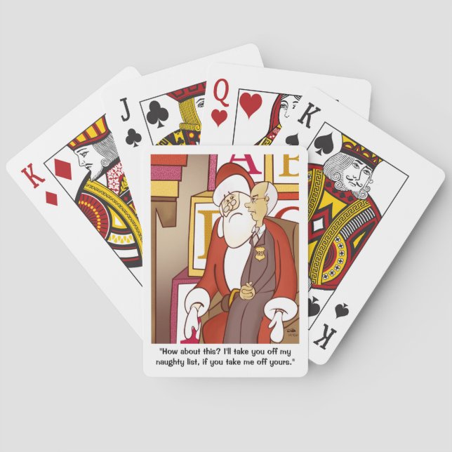 Jeu De Cartes IRS Naughty List Holiday (dos)