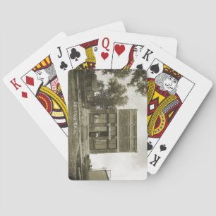 JEU DE CARTES IRVING KANSAS POST OFFICE PHOTO MARSHALL COUNT KS
