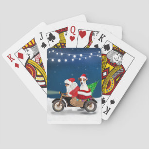 Jeu De Cartes Jack Russell Chien Noël Père Noël