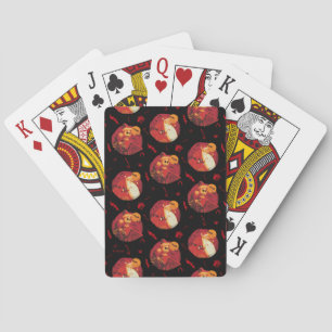 Jeu De Cartes Jack Skellington et Motif du Père Noël