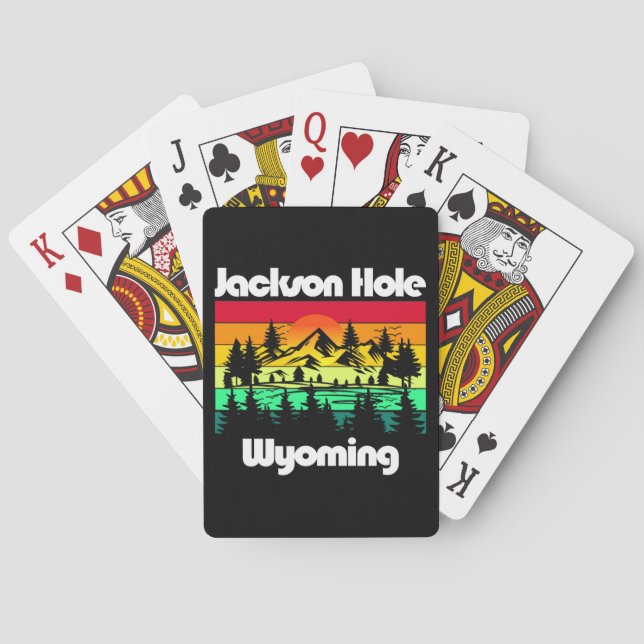 Jeu De Cartes Jackson Hole Wyoming (dos)