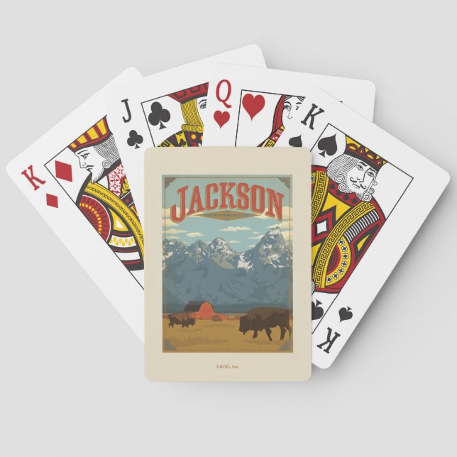 Jeu De Cartes Jackson | Wyoming (dos)