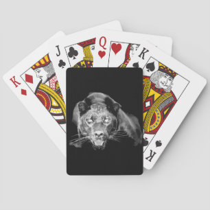 Jeu De Cartes Jaguar noir et blanc