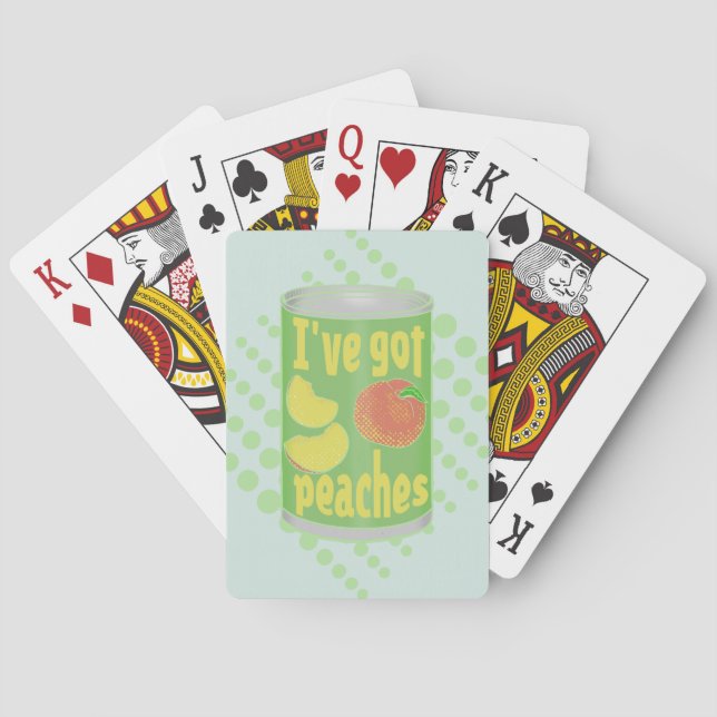 Jeu De Cartes J'ai des pêches Tin de fruit (dos)