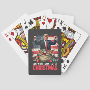 Jeu De Cartes J'ai obtenu ce que je voulais pour Noël Trump Père