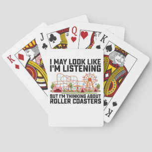 Jeu De Cartes J'ai peut-être l'air d'écouter, mais je pense à Ab