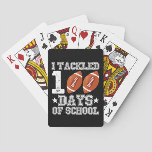 Jeu De Cartes J'ai traité 100 jours de football scolaire