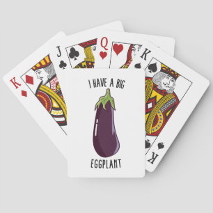 Jeu De Cartes J'Ai Une Grosse Aiguille - Drôle Eggplant De Rude
