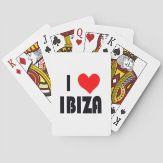 Jeu De Cartes J'aime des cartes de jeu d'Ibiza