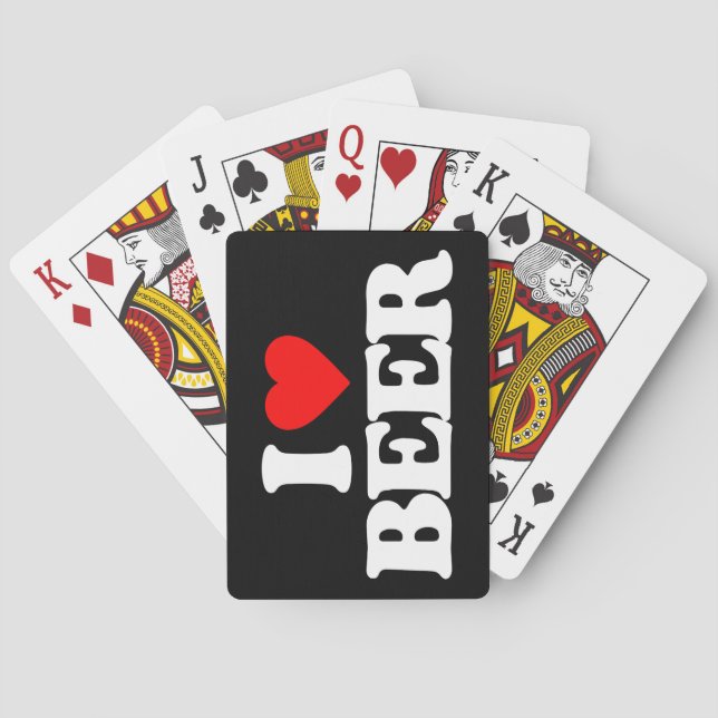 JEU DE CARTES J'AIME LA BIÈRE (dos)