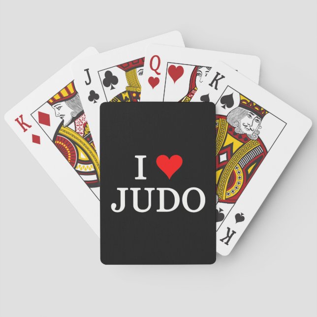 Jeu De Cartes J'aime le judo (dos)