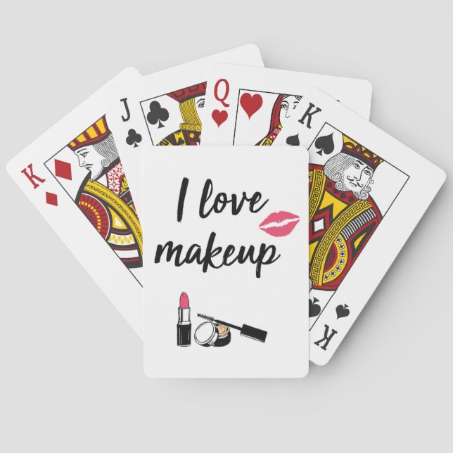 Jeu De Cartes J'aime le maquillage (dos)