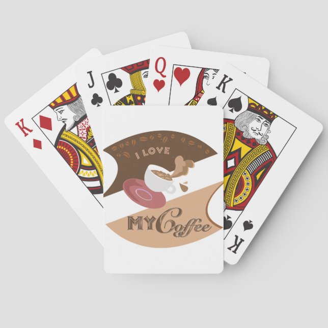 Jeu De Cartes J'aime mon café Retro Java (dos)