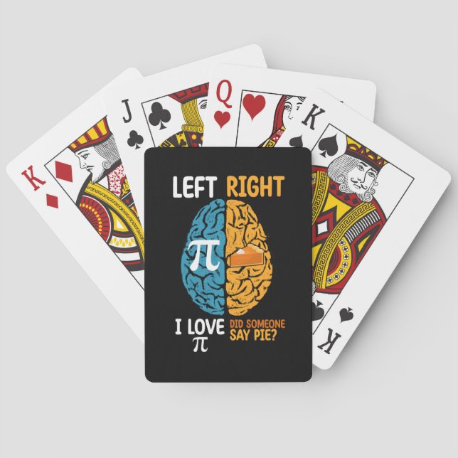 Jeu De Cartes J'Aime Pi Quelqu'Un A Dit Pie Gauche Cerveau Droit (dos)