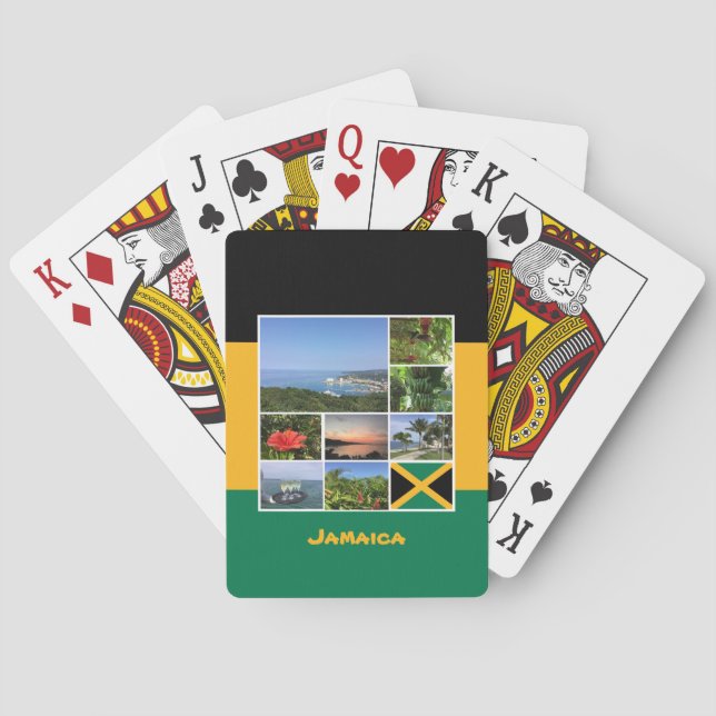 Jeu De Cartes Jamaïque - Collage photo (dos)