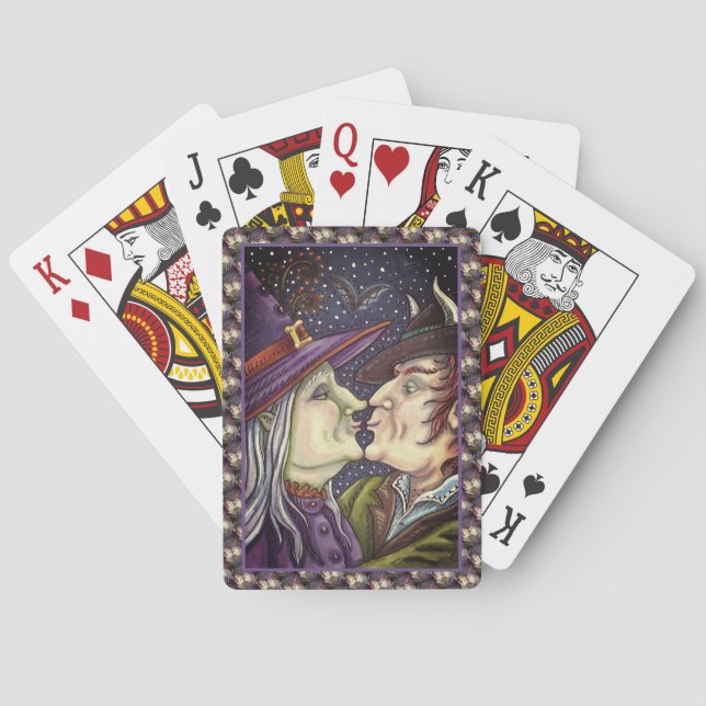 JEU DE CARTES JAMAIS TROP VIEILLE POUR ROMANCE, WITCH & WARLOCK  (dos)