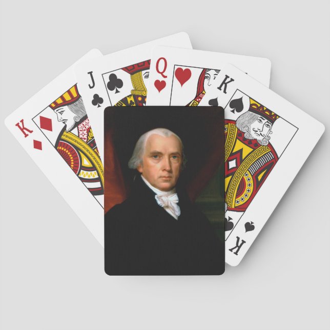 Jeu De Cartes James Madison le 4ème président : Amérique colonia (dos)