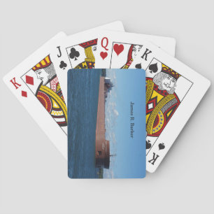 Jeu De Cartes James R. Barker jouant aux cartes