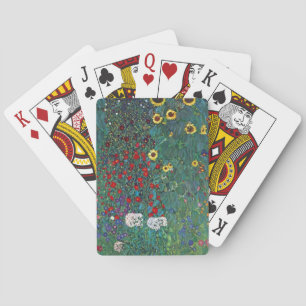 Jeu De Cartes Jardin agricole avec tournesol par Klimt, Fleurs V